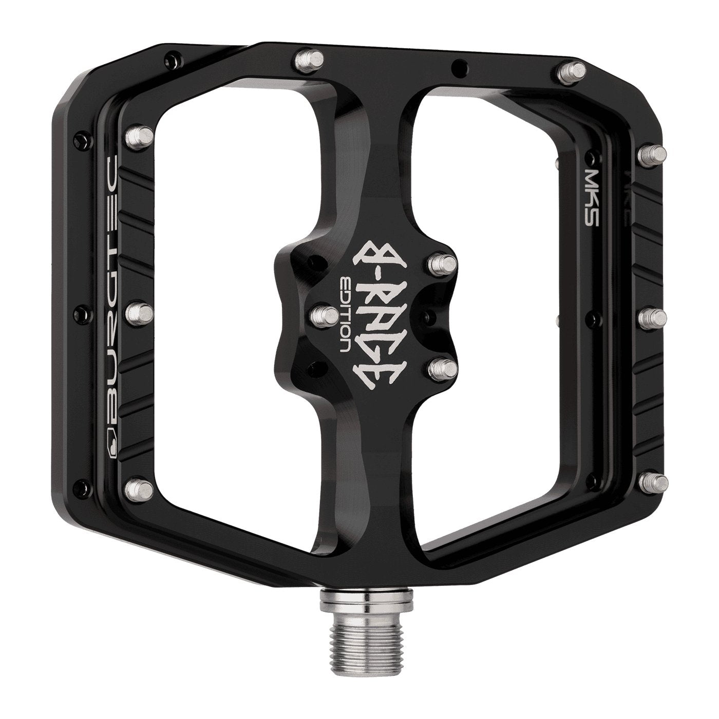 penthouse flat mk5 pedals Burgtec Penthouse Flat MK5 B-Rage Edition Pedals Black