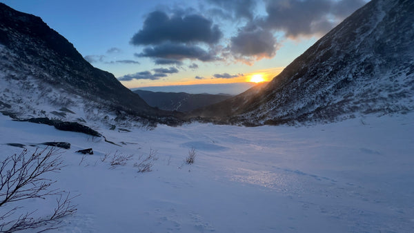 Solstice Sunrise in Tuckerman Ravine - 12/21/25