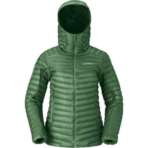 Norrona Women's Trollveggen Down800 Super Light Hood 2026 Dark Ivy