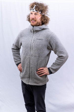 USED Men's Large Norrona warmwool3 zip Hood - White Mountain Ski Co
