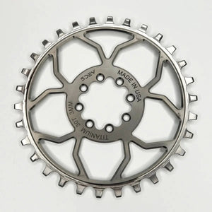 5DEV 8 Bolt Titanium Chainring - T - Type 32T - White Mountain Ski Co