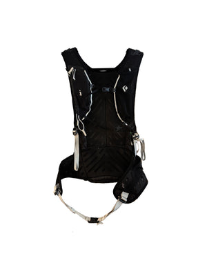 Backpack on white background