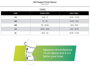 CEP_Knee_Sleeve_Size_Chart