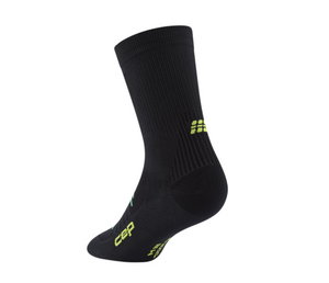 CEP_Pro_UL_Midcut_Compression_Run_Socks_Black_Rear