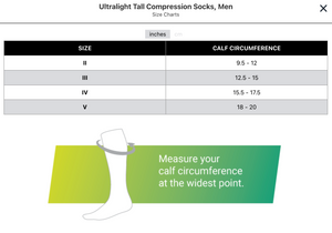 CEP Men's Ultralight Tall Compression Socks - White Mountain Ski Co