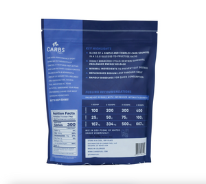 Carbs Fuel Original 1,000g Sport Drink Mix Nutrition Facts - White Mountain Ski Co