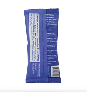 Carbs Fuel Original 75g Sport Drink Mix Sachet Nutrition Facts - White Mountain Ski Co