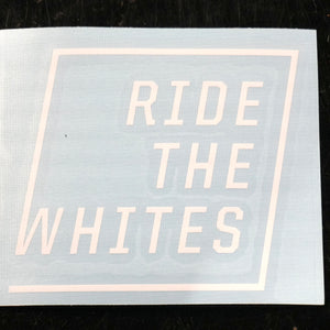 Ride The Whites Decal - White Mountain Ski Co