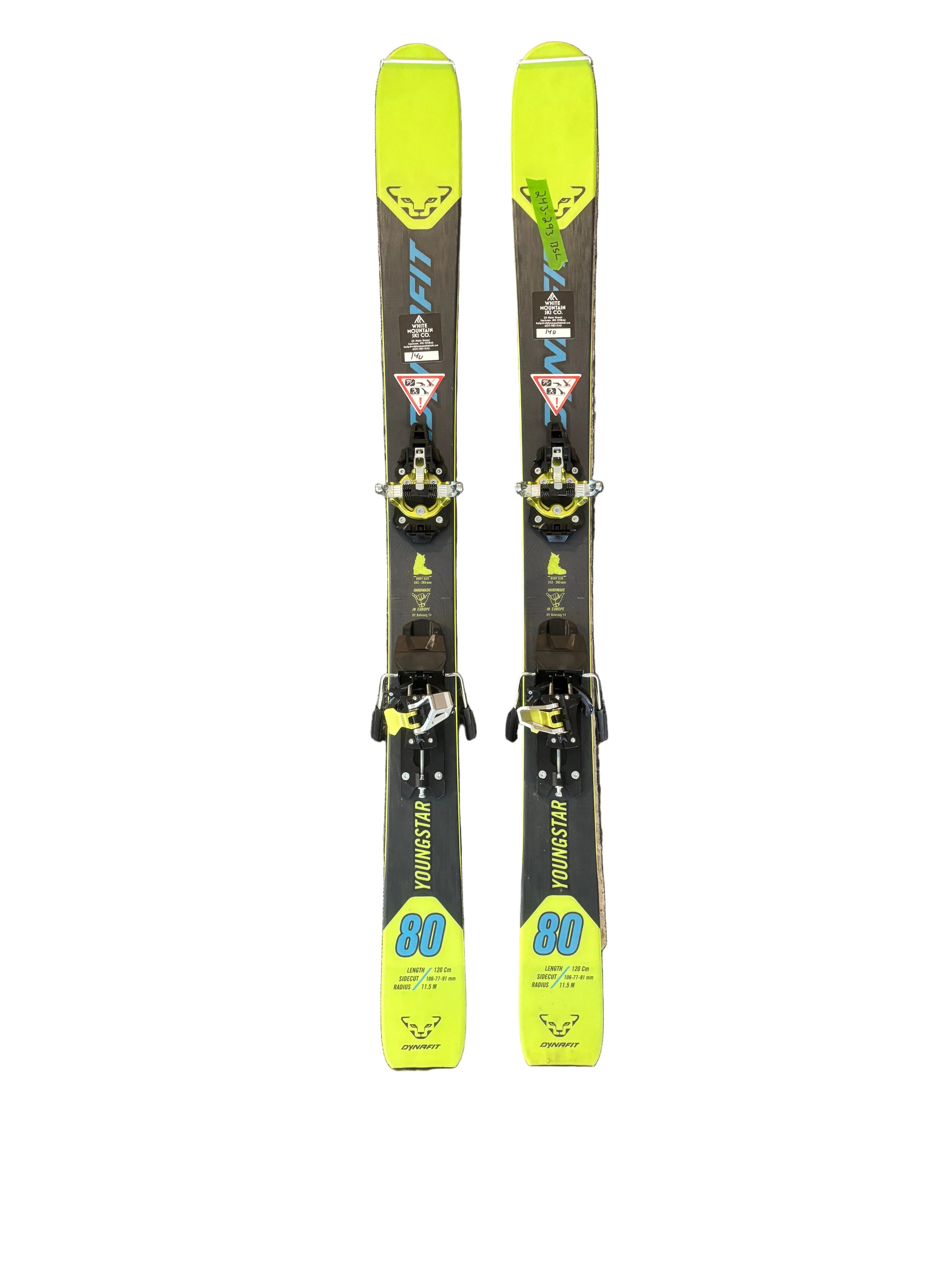 Dynafit Youngstar Youth Touring Kit 120cm 25/26 Demo #140 – White ...