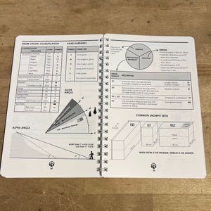 Field Notebook Snow Data Page