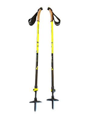 Adjustable nordic ski pole. 