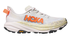 Hoka Women's Speedgost 6 Trail Running Shoes White / Neon Tangerine - White Mountain Ski Co