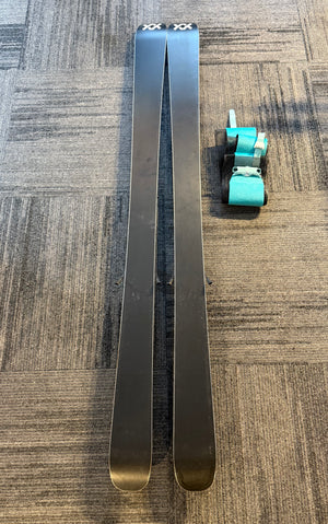 Volkl Blaze 96 179 Skis with Hagan C12 EVO and Pomoca Skins