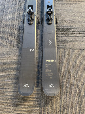 Volkl Blaze 96 179 Skis with Hagan C12 EVO and Pomoca Skins