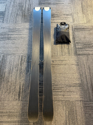 Kastle TX103 181 Ski Kit with Marker Kingpin Bindings and skins - USED