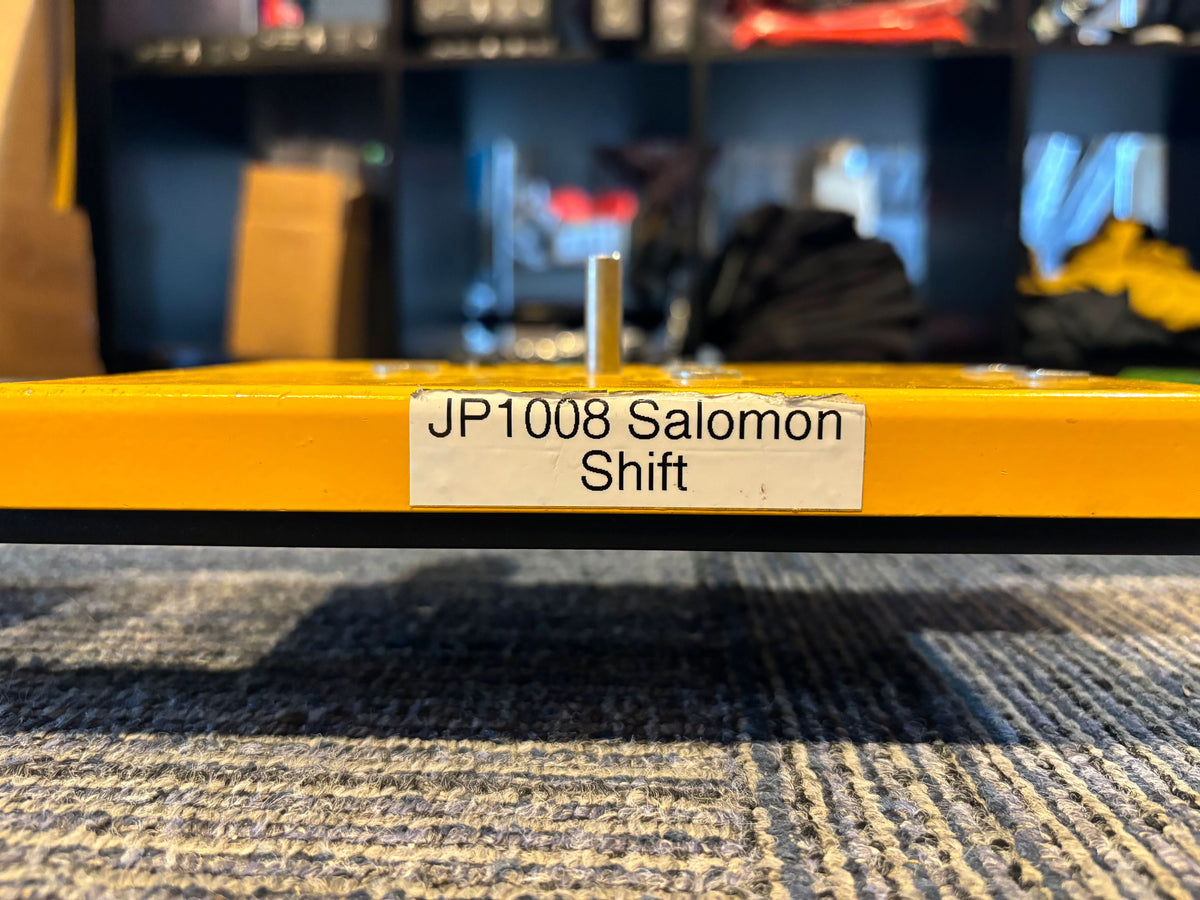 Jigarex Mounting Jig with Salomon Shift Plates White Mountain Ski Co