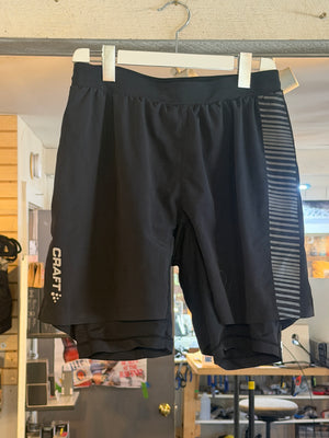 Craft Sportswear Men's 8" Black Running Shorts - Large - Used