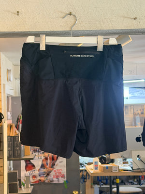 Ultimate Direction Men's 5" Lined Black Running Shorts - Large - Used