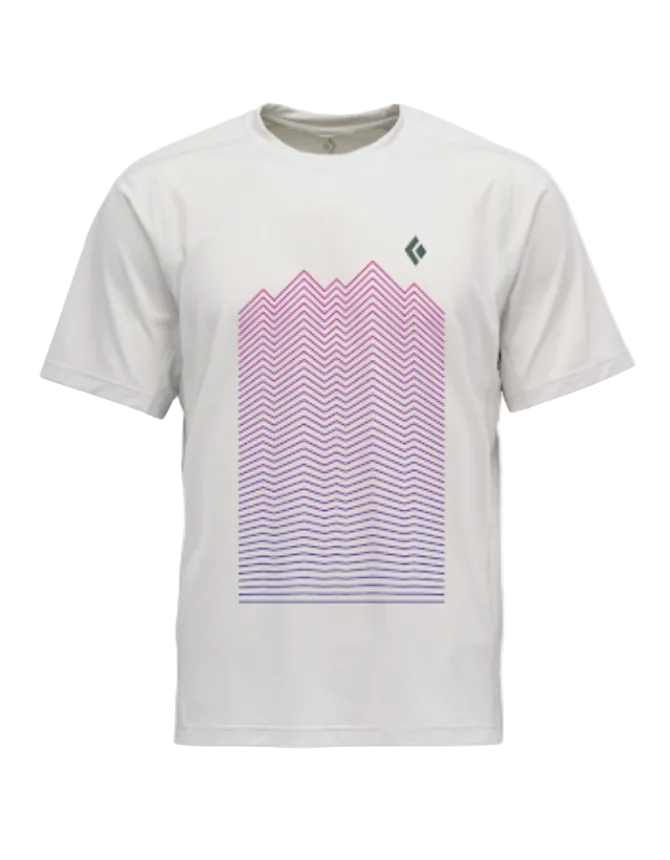 Black Diamond x Run The Whites Men's Distance SS Tech Tee – White