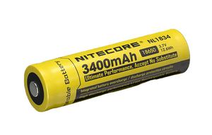 Nitecore NL1834 3400mAh Rechargeable 18650 Battery