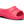 Pink slide sandal on a white background