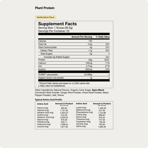 100% Plant Protein Powder - White Mountain Ski Co