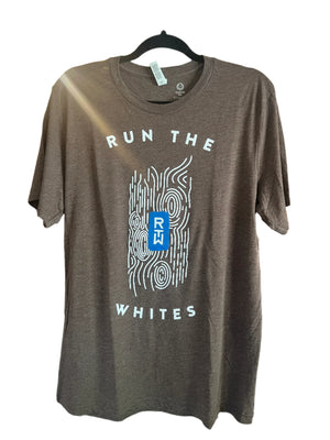 Run the Whites Tree Shirt V2 Heather Brown - White Mountain Ski Co