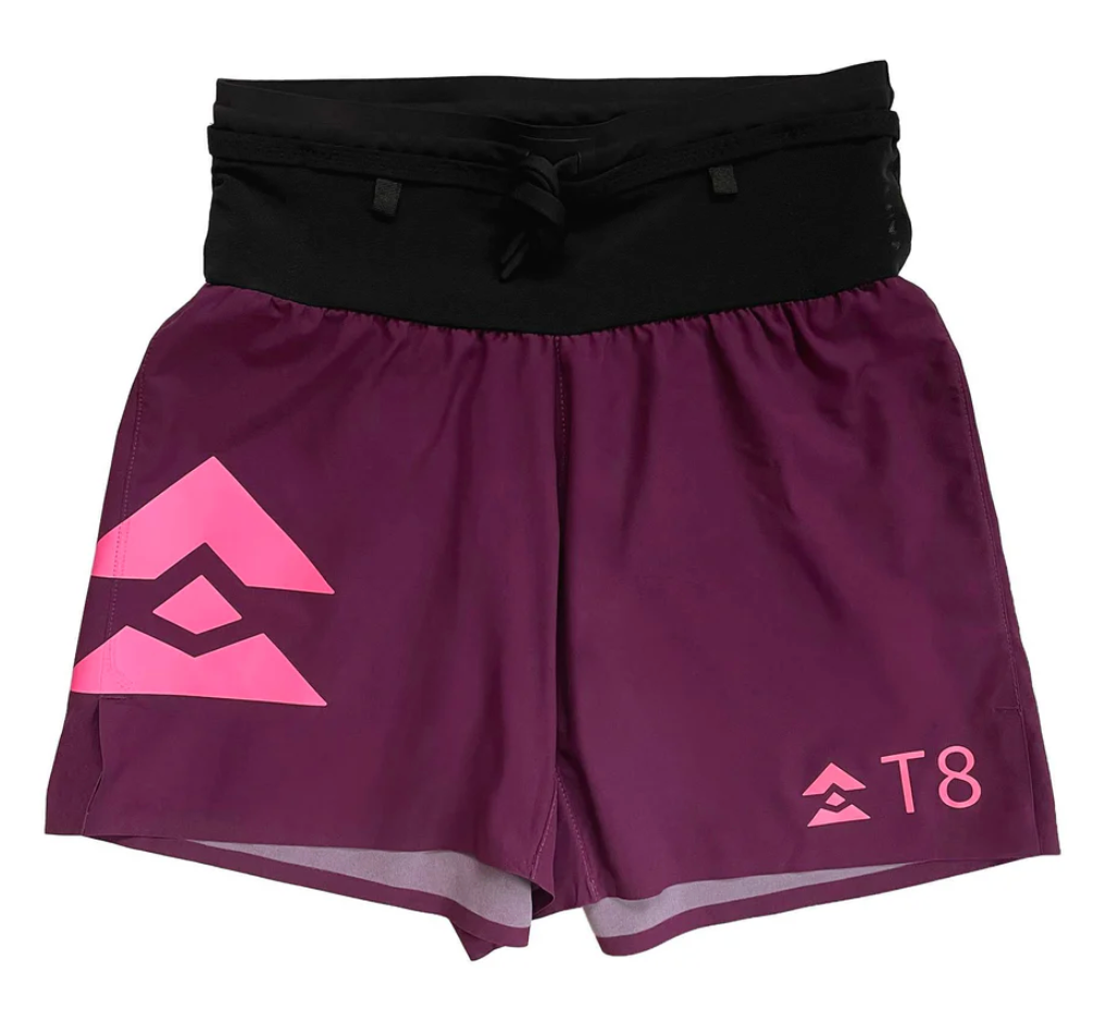 T8 Running Men's Sherpa Shorts – Trail Running Shorts | White