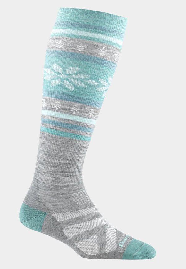 Darn Tough Women's RFL Over - the - Calf Lightweight Ski & Snowboard Sock - White Mountain Ski Co