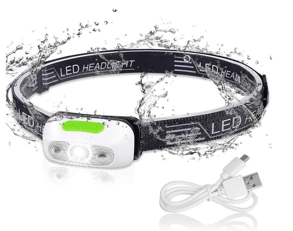 Lightweight Headlamp (USB Rechargeable) - White Mountain Ski Co