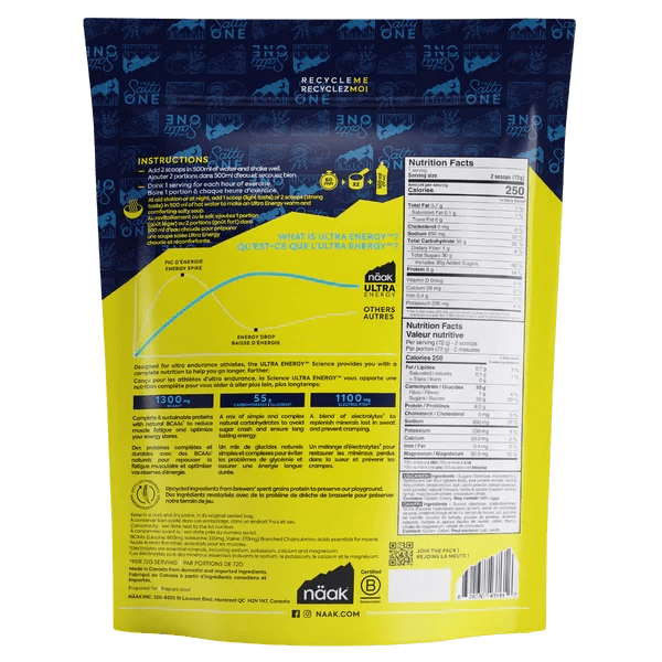 Näak Performance Energy Drink Mix Salted Soup Bag - White Mountain Ski Co