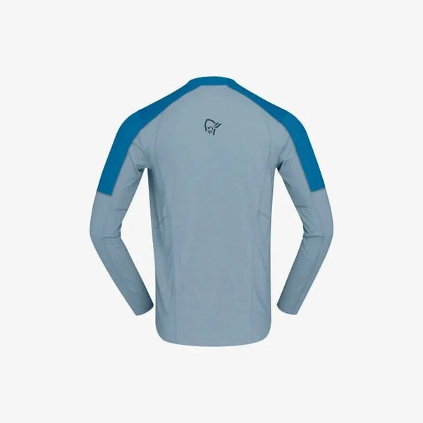 Norrona Men's Senja Equaliser Lightweight T-Shirt long Sleeve 2023 - 24 - White Mountain Ski Co