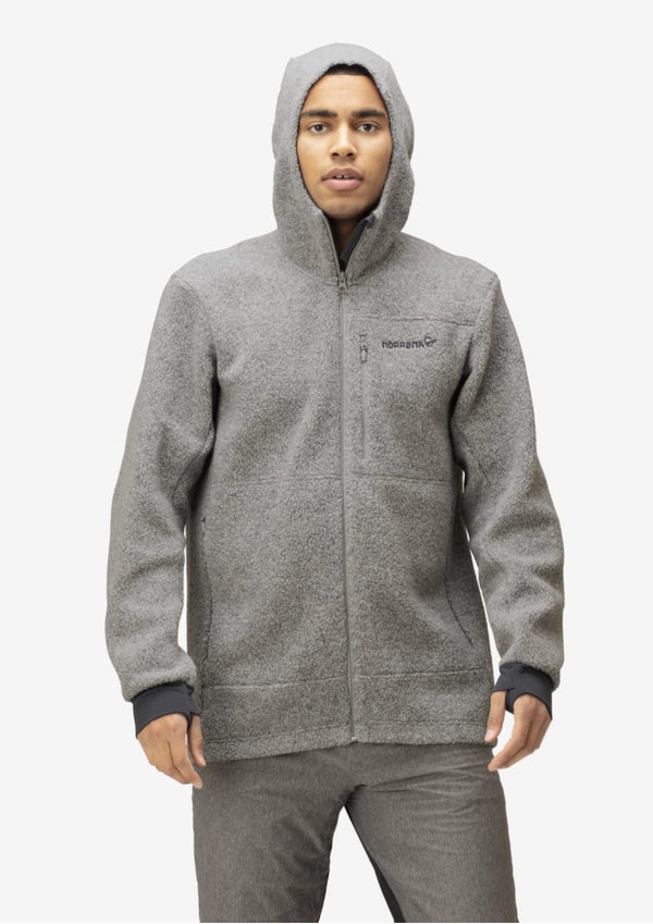 Norrona Warmwool3 Hood Men's - White Mountain Ski Co