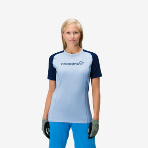 Norrona Womens Fjora Equaliser Lightweight T-Shirt - White Mountain Ski Co