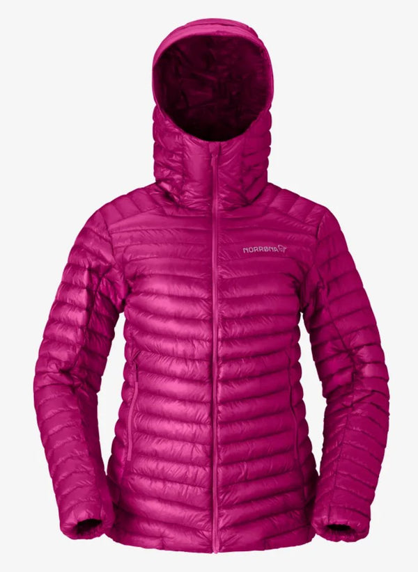 Norrona Women's trollveggen down800 super light hood 2025 - White Mountain Ski Co