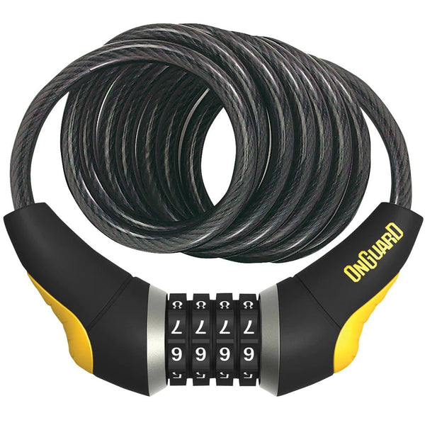 OnGuard 6' Combo Bike Lock - White Mountain Ski Co