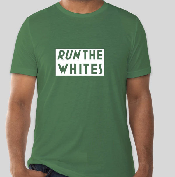 Run The Whites Green T-Shirt - White Mountain Ski Co