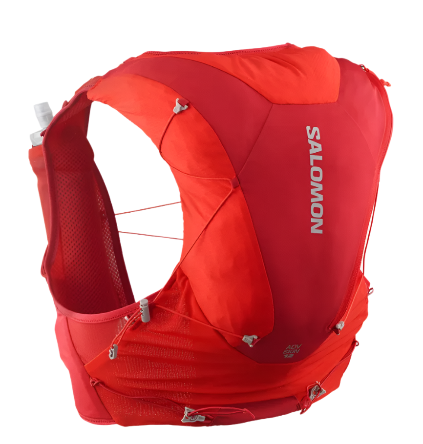 salomon hydration for skiing Adv Skin 12 Flame Scarlet / Haute Red / S