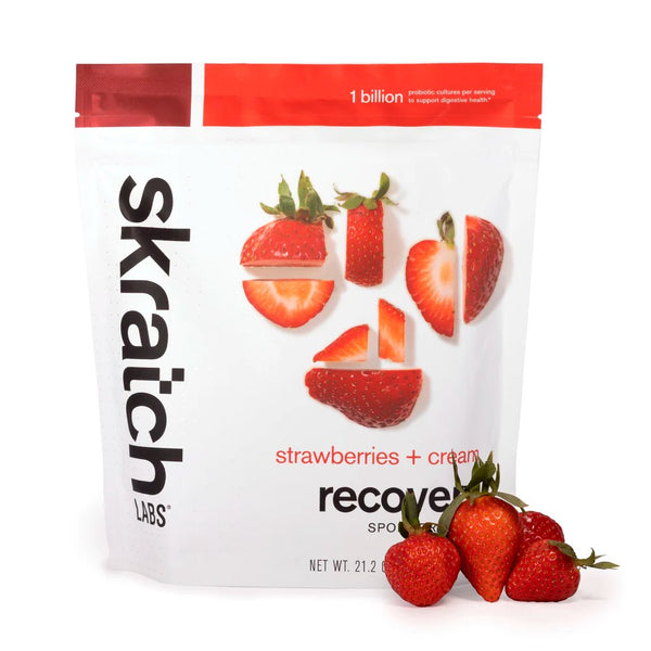 Skratch Labs Recovery Drink Mix - Strawberries + Cream - White Mountain Ski Co