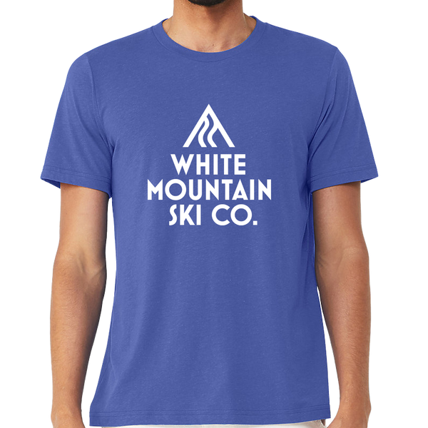 White Mountain Ski Co T-Shirt Blue