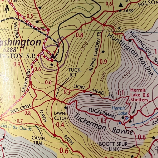 White Mountains Trail Map - White Mountain Ski Co